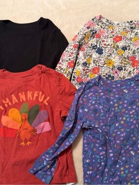 Lot of Old Navy Kids Long-Sleeve Tees and Leggings - 2T